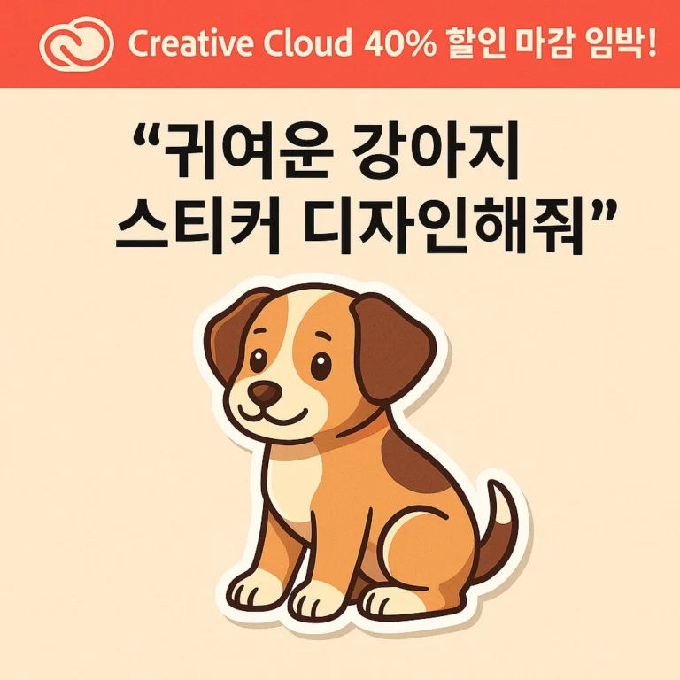 어도비 싸게 쓰는 법 40% 할인 (포토샵·일러·프리미어까지 한 번에)