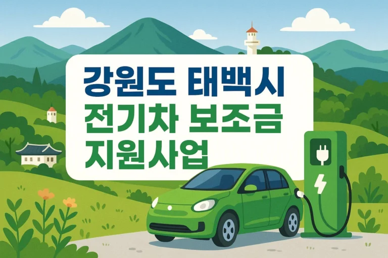 태백시 전기차 보조금