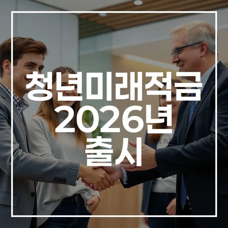 청년미래적금 2026년 출시 완벽 가이드: 가입조건부터 신청방법까지 총정리