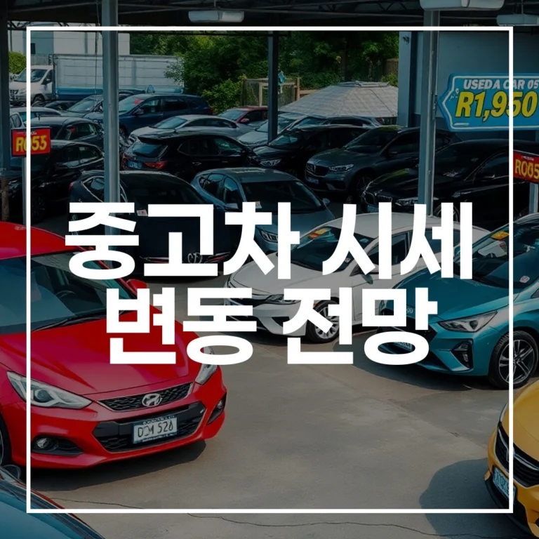 2026년 중고차 시세 변동 전망: 그랜저 거래 팁과 수출 전략까지 총정리