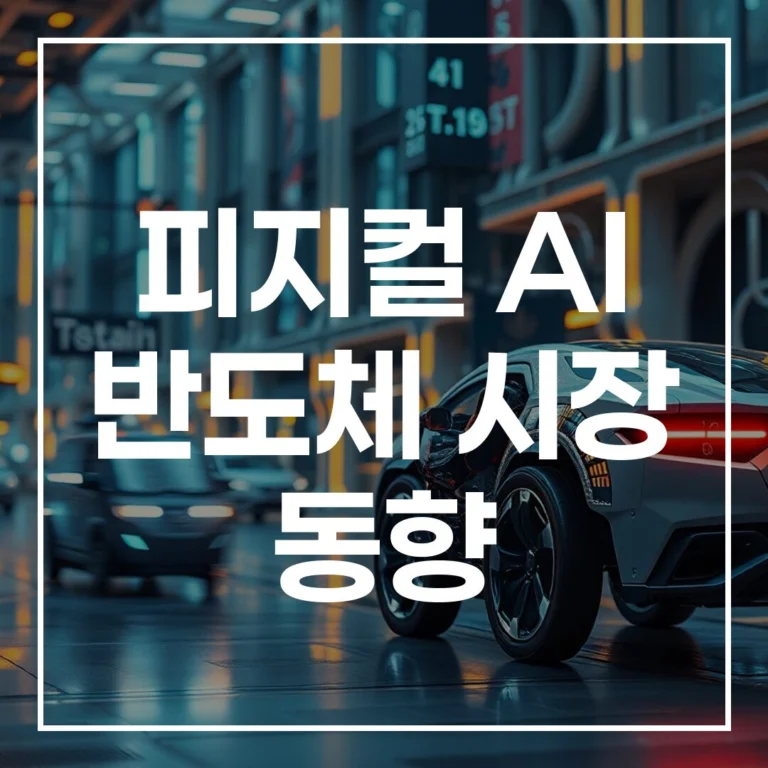 2026년 기술 투자의 핵심: 피지컬 AI 반도체 시장 동향, 주요 기업 및 삼성전자 전략 심층 분석