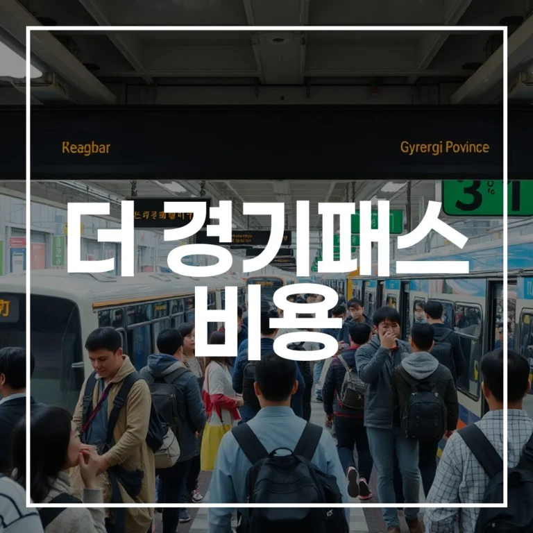 더 경기패스 비용, 2026년 최신 정보: 환급 혜택과 대중교통 환급 방법 완벽 가이드