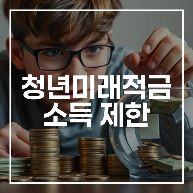 2026 청년미래적금 소득 제한, 중소기업 우대 완벽 정리