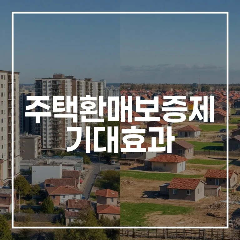 지방 미분양 해소 게임체인저? 주택환매보증제 기대효과 분석