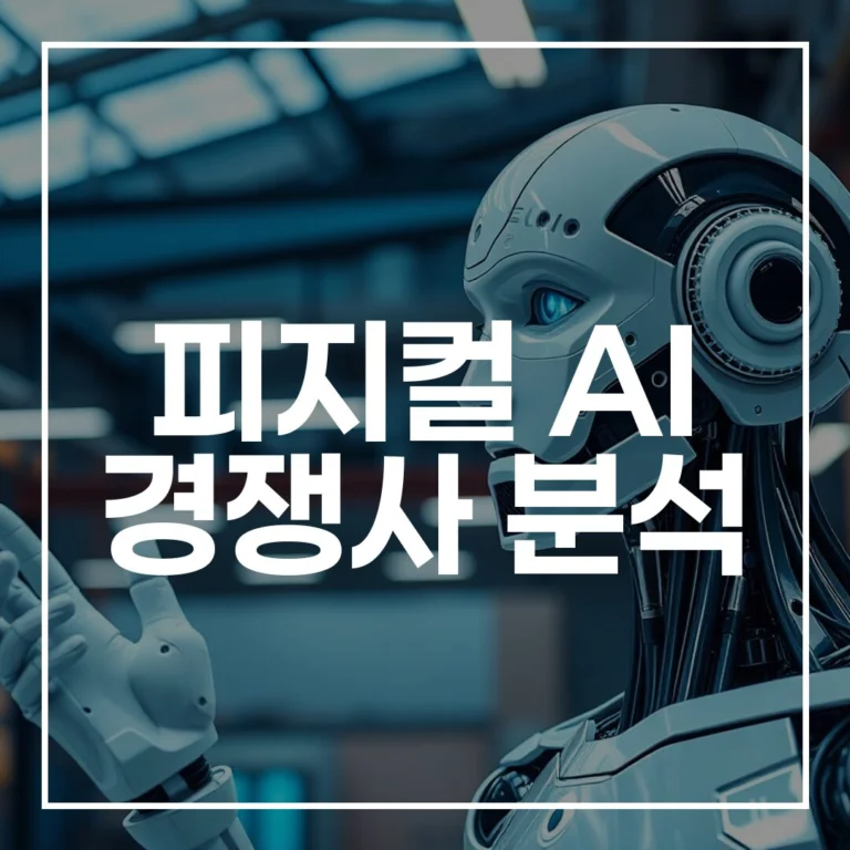 피지컬 AI 경쟁사 분석: 2026년 관련주 및 투자 전략