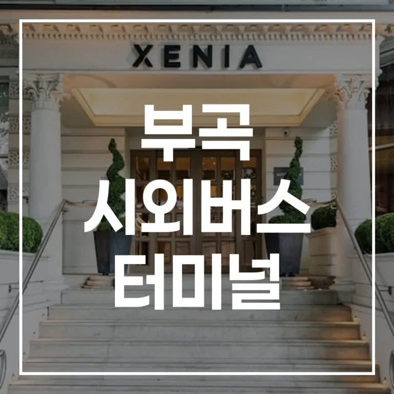 부곡 시외버스 터미널 설날: 예매, 시간표, 맛집, 주차 정복!