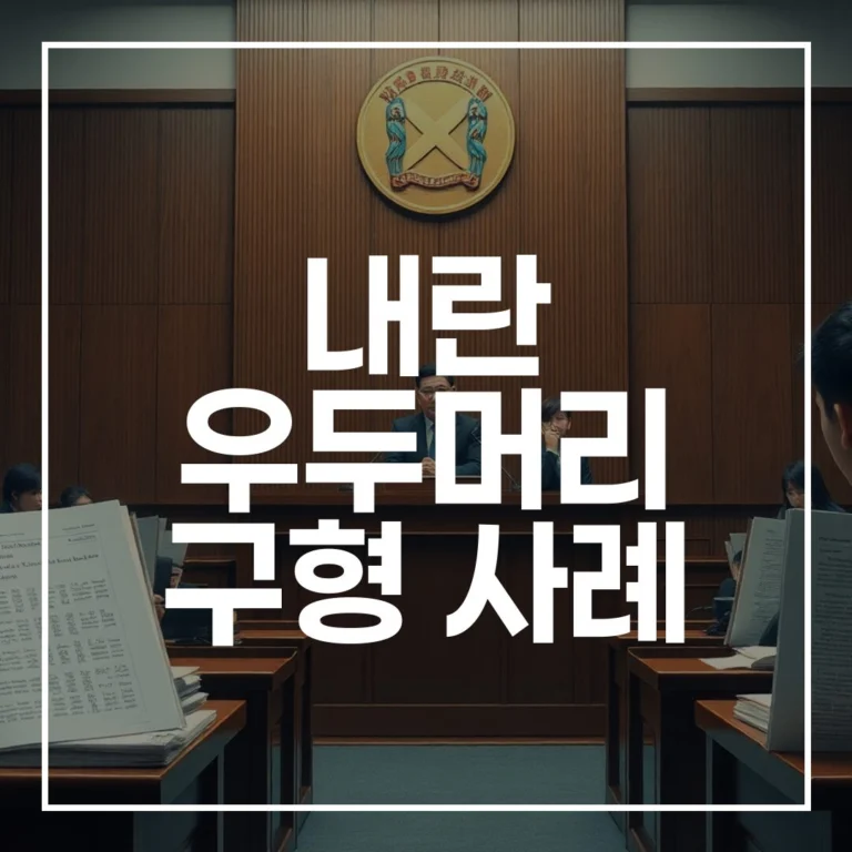 내란 우두머리 구형 사례: 전두환과 최신 사례 비교