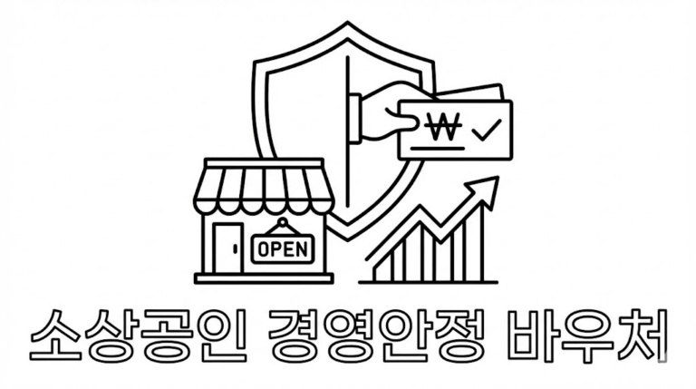 2026 소상공인 경영안정 바우처 신청 가이드 “딱 3분, 서류 없이 25만원 받으세요”