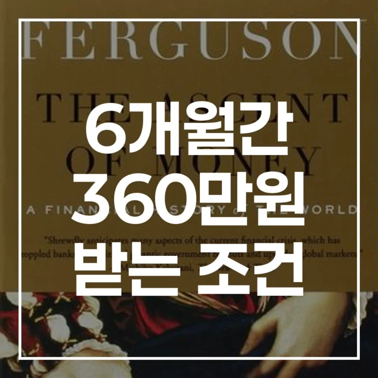 2026년 국민취업지원제도: 6개월 360만원 받는 법
