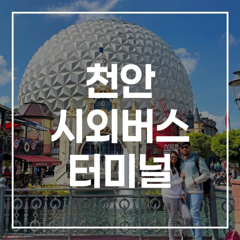 천안 시외버스 터미널: 예매, 시간표, 주차, 맛집 완전 정복