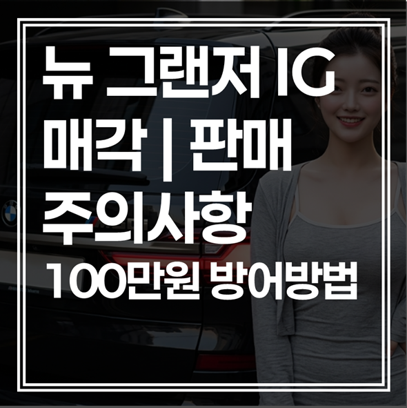 뉴 그랜저 IG 매각