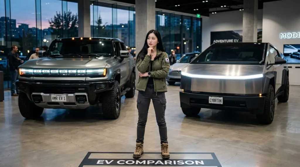 허머 EV vs 사이버트럭