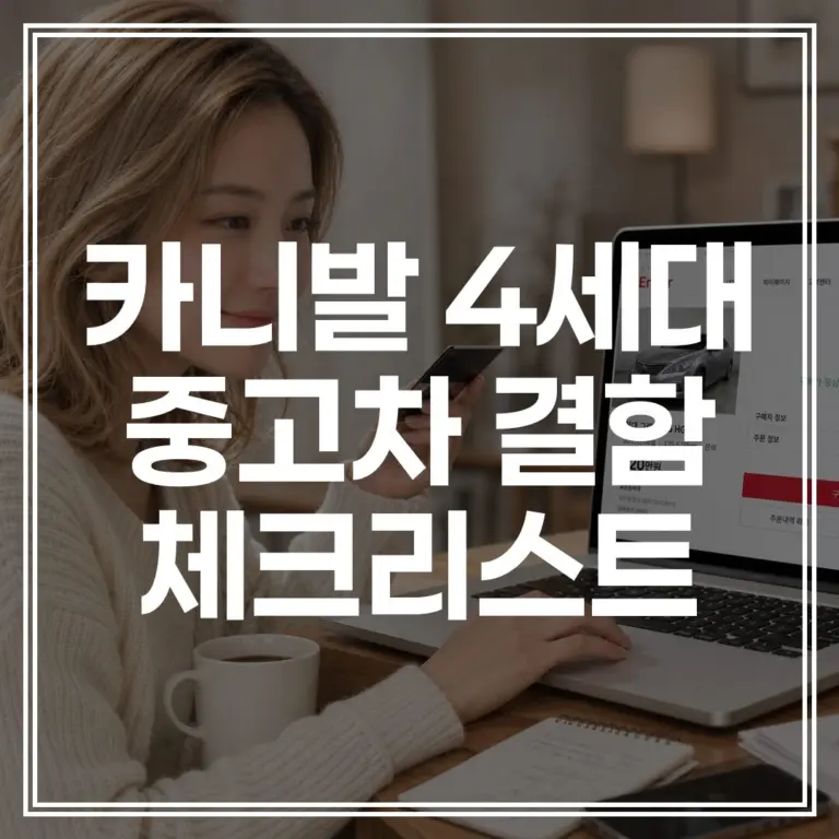 중고 카니발 고질병 | 4세대 디젤 결함 완벽 정리 및 수리비 폭탄 피하는 팁 (+시세 확인)