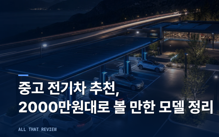 중고 전기차 추천, 2000만원대로 볼 만한 모델 정리